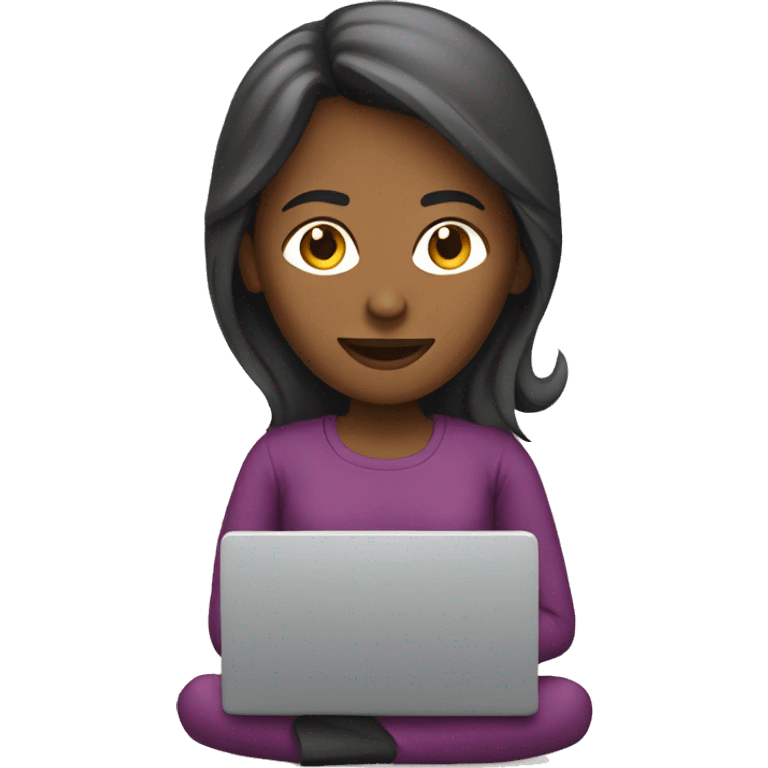 mujer con laptop emoji