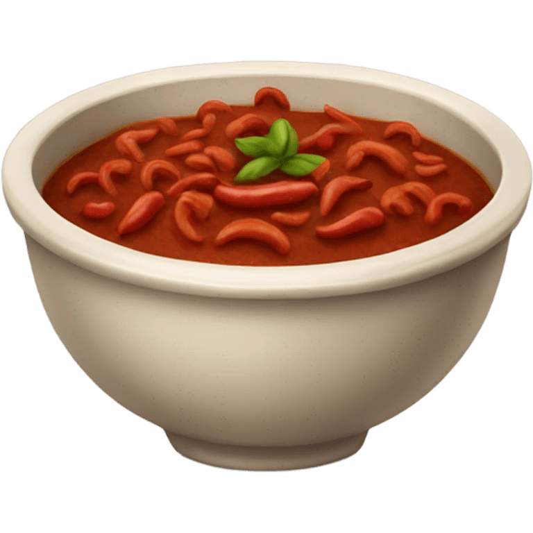 Bowl of chili emoji