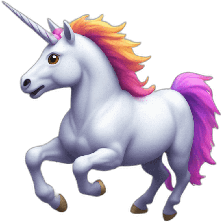 rgb unicorn raging emoji