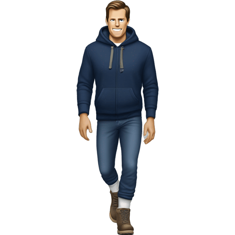 tom brady wearing uggs emoji