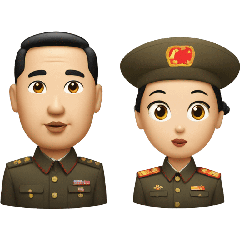 poutine et Kim jong un emoji