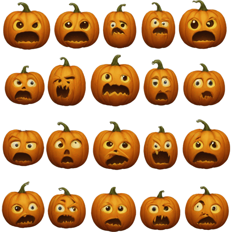 Scary pumpkin  emoji