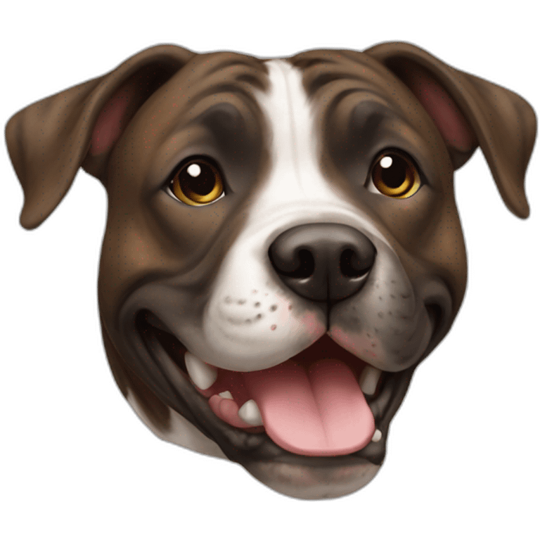 happy brindle staffordshire emoji