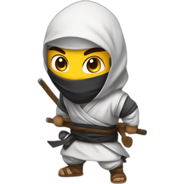 Ninja avec drapeau marocain emoji