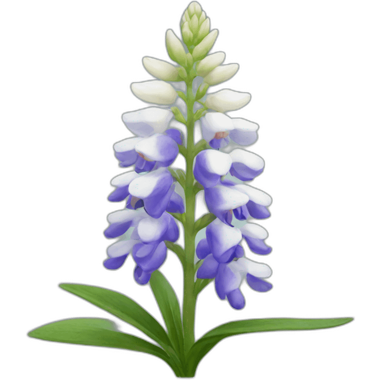 white lupine emoji