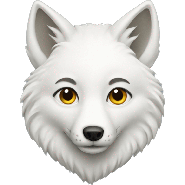 White fox emoji