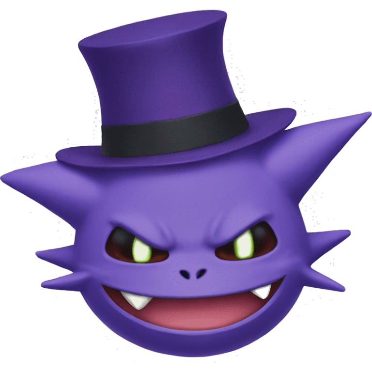 Gengar with hat emoji