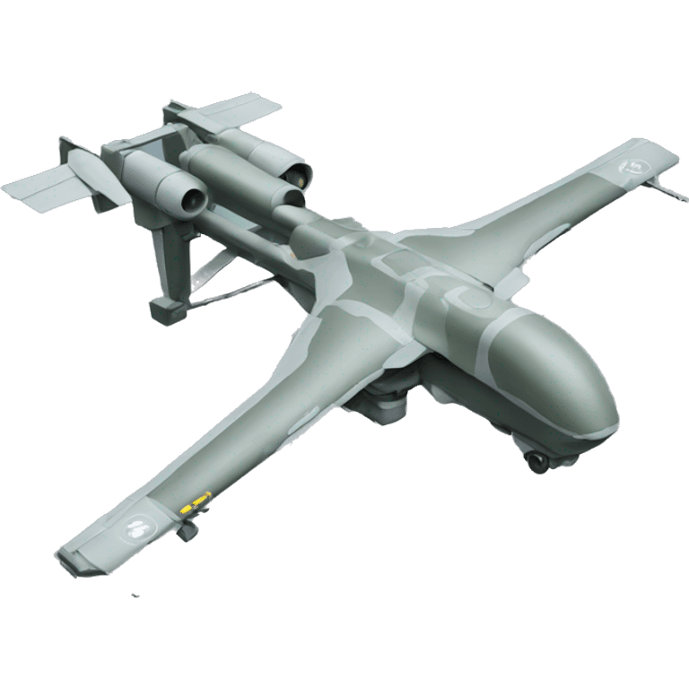 military drone side view emoji