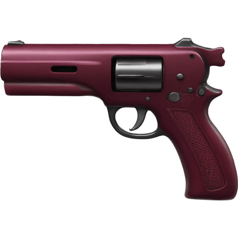 fancy burgundy long gun emoji