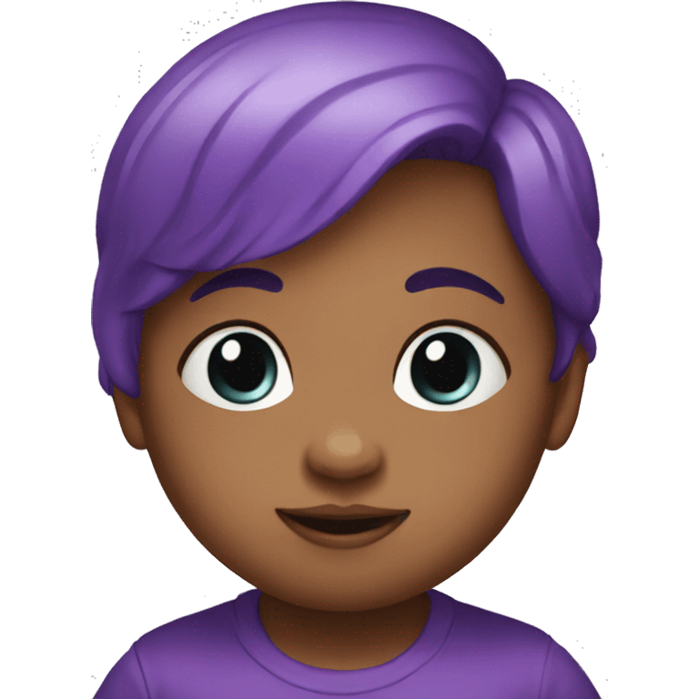 Purple baby  emoji