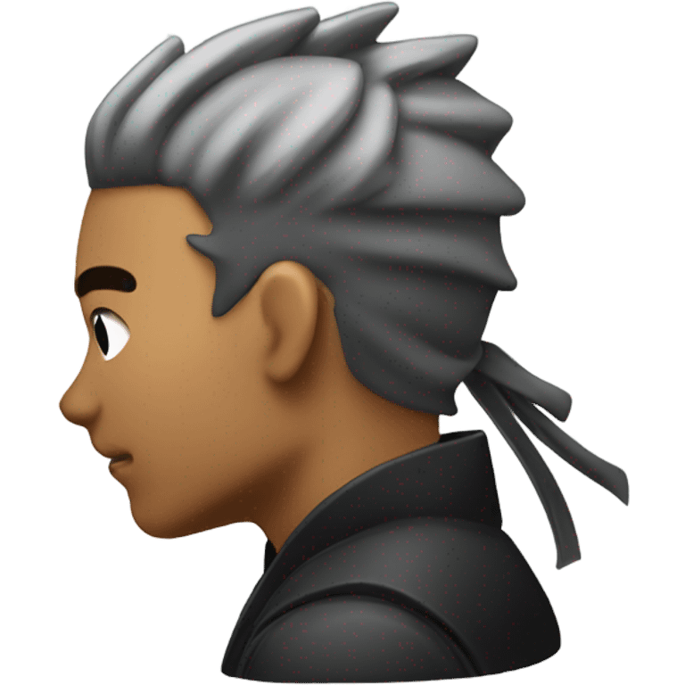 Ninja getting a low taper fade emoji