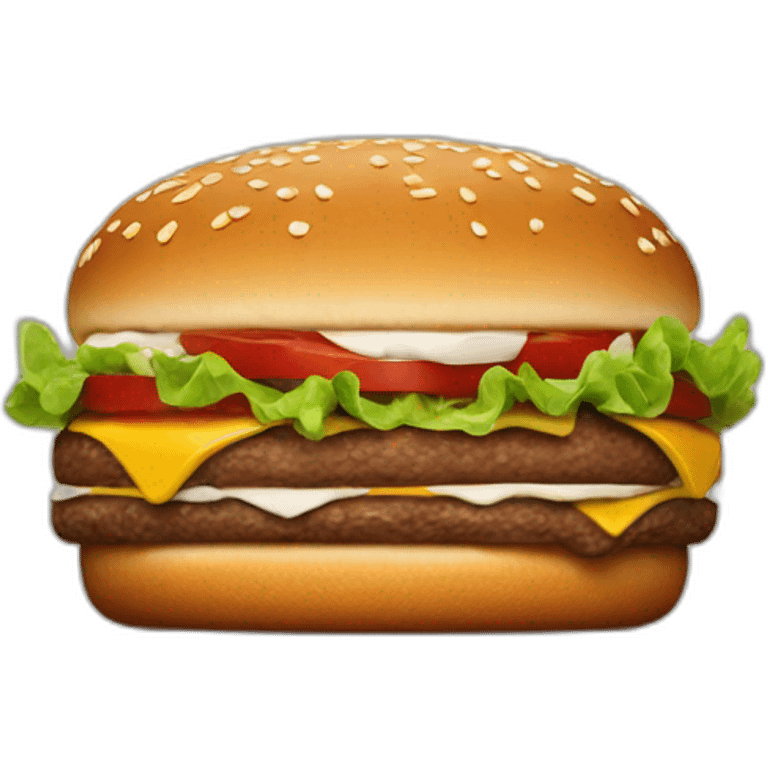 Burger king emoji