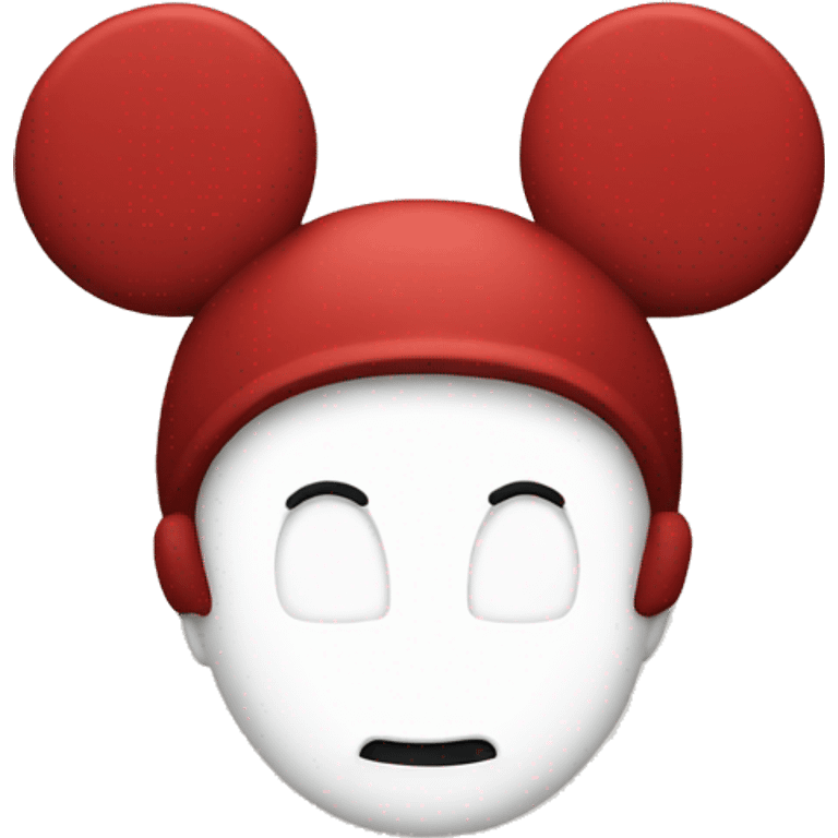 Red Mickey Ears emoji