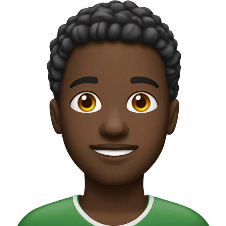 Jeune africain fêtard  emoji