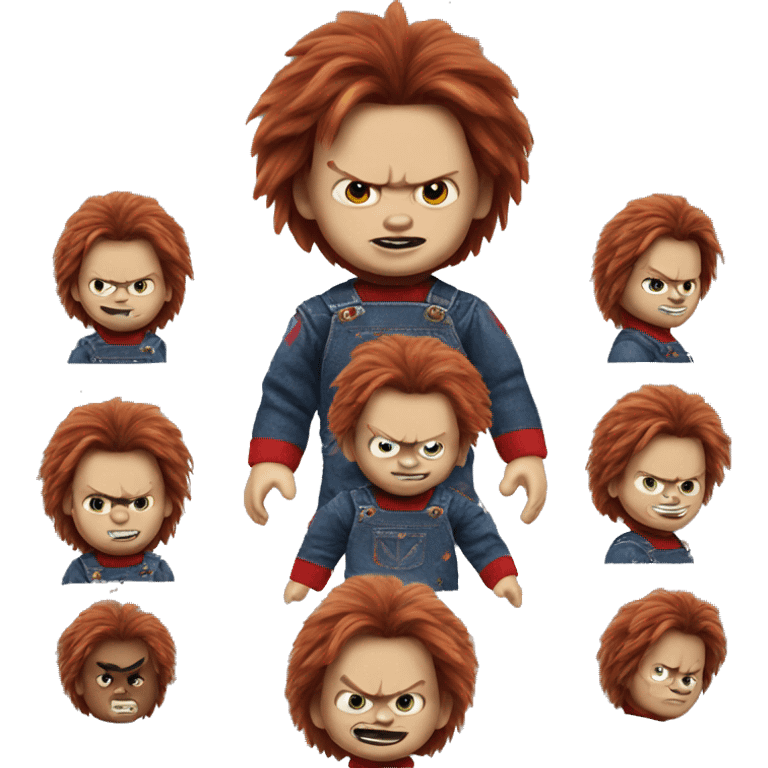 A chucky doll emoji