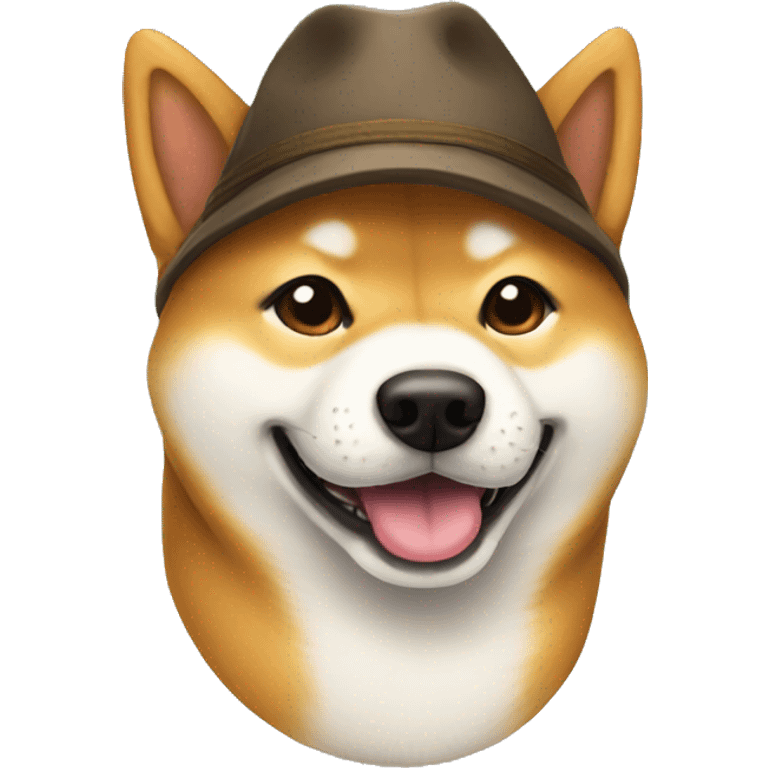 Shiba wearing a hat  emoji