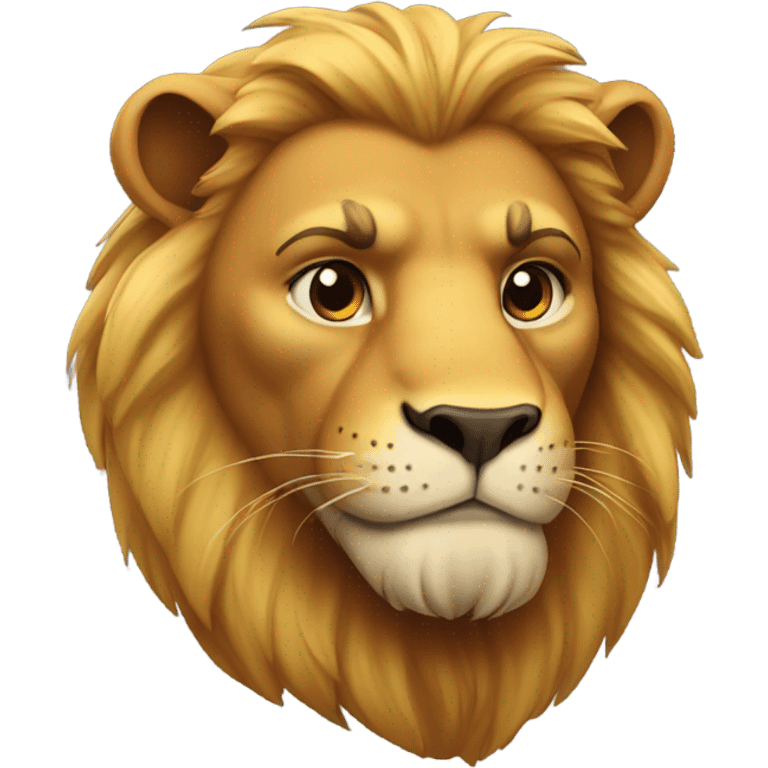 Superhero lion  emoji