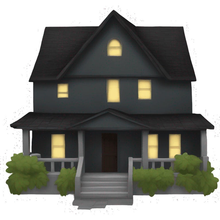 Cool dark alt house emoji