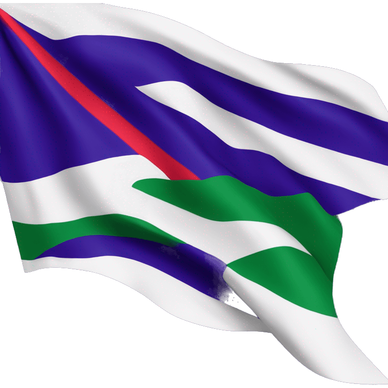 Flag of Gambia but the blue is purple emoji