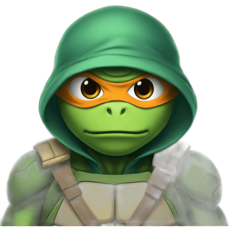 kylian Mbappe Ninja turtle emoji