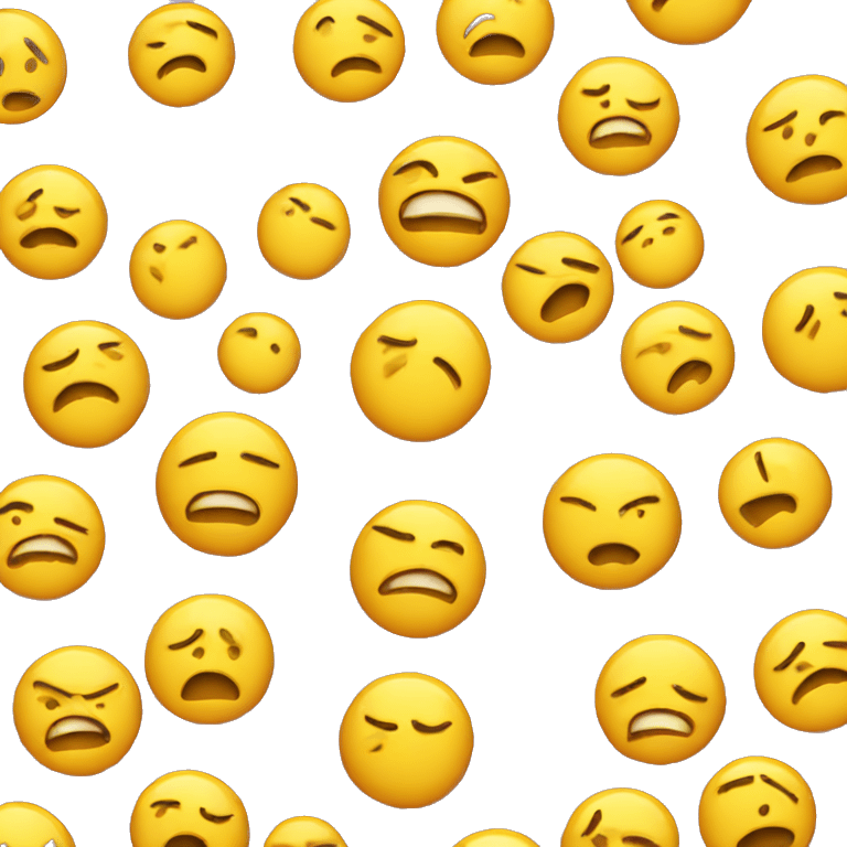 disappointed yellow emoji emoji