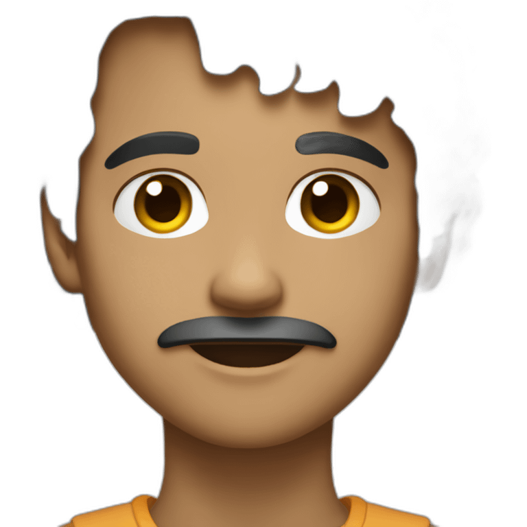 developer on mac laptop light skin tone black hair emoji