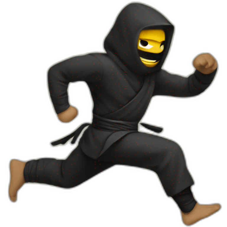 Ninja running emoji