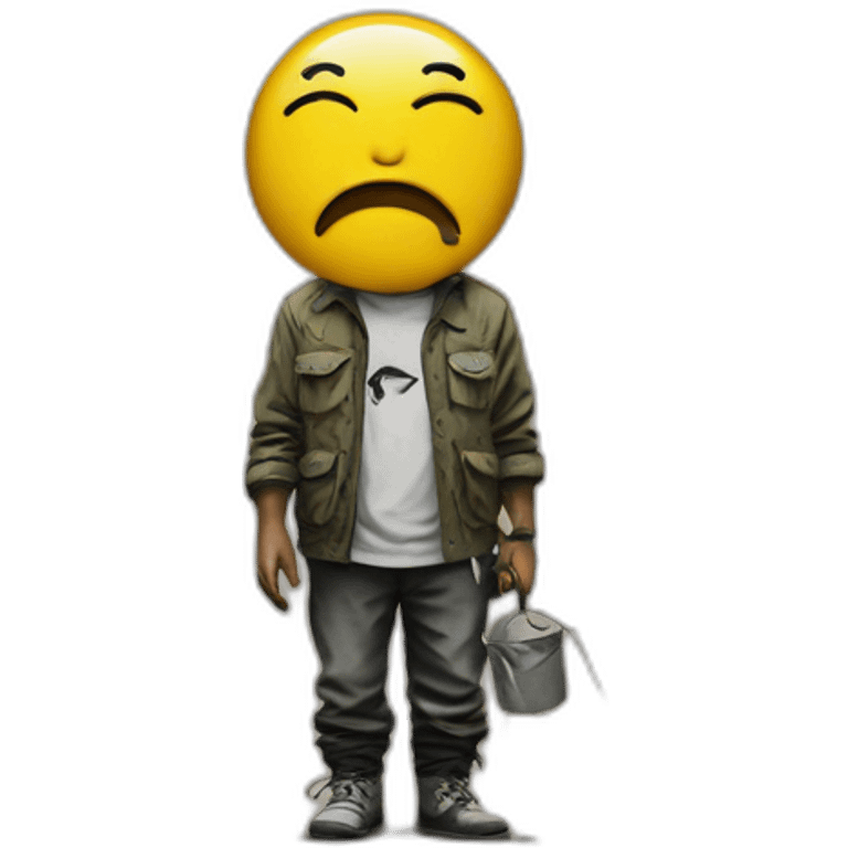 Banksy art emoji