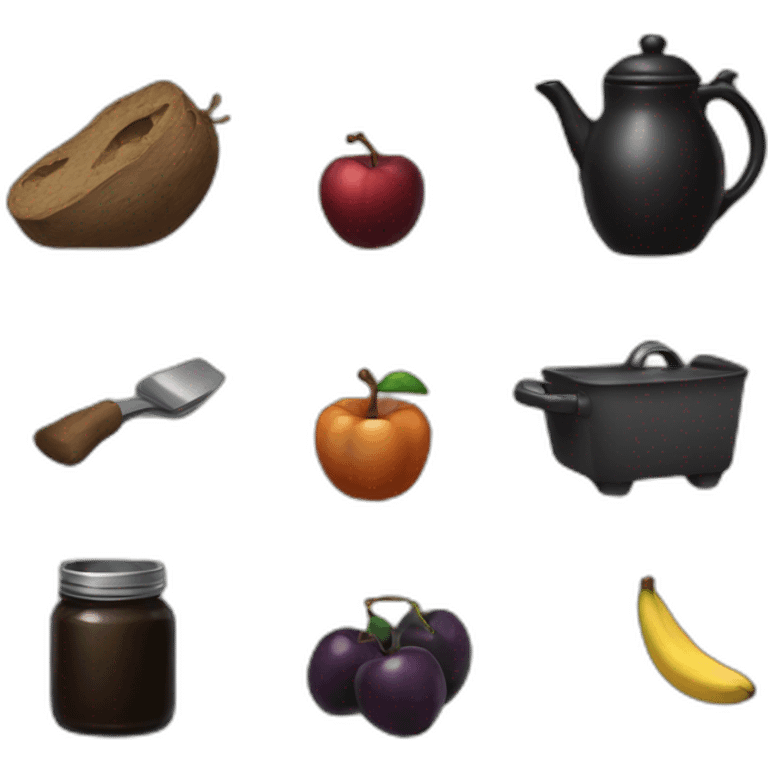 dark and still life emoji