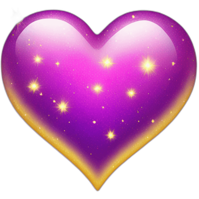 pink-and-purple-heart-with-yellow-sparkles emoji