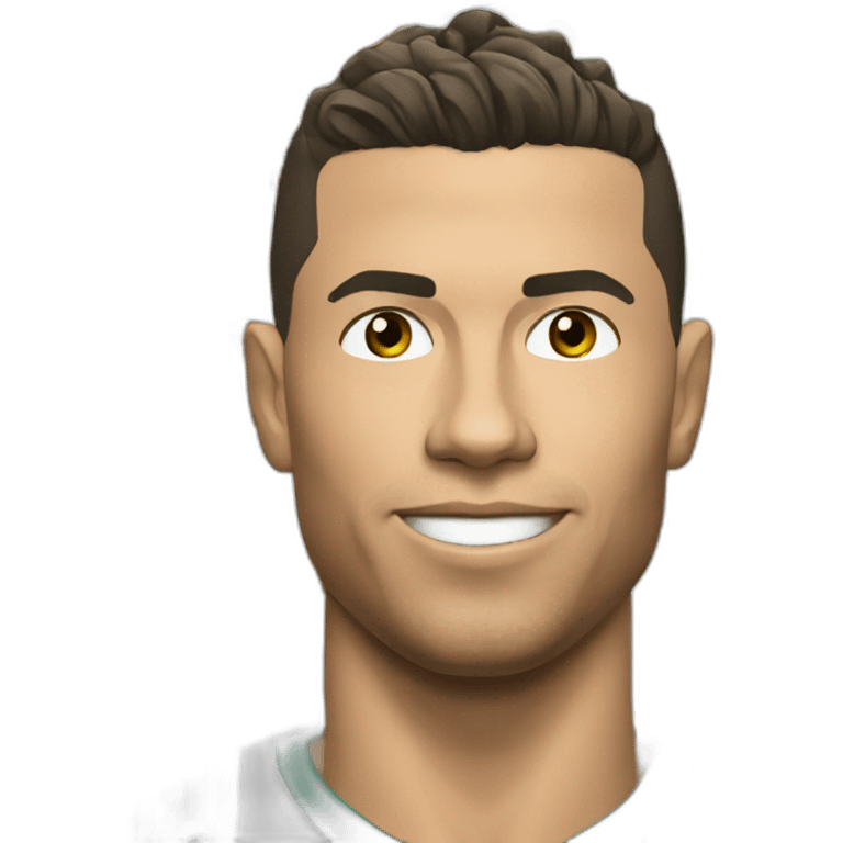 Ronaldo entrain de faire sui emoji