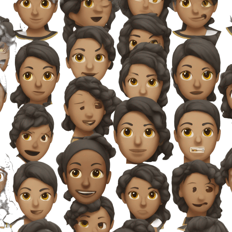 mujer negra deportiva emoji