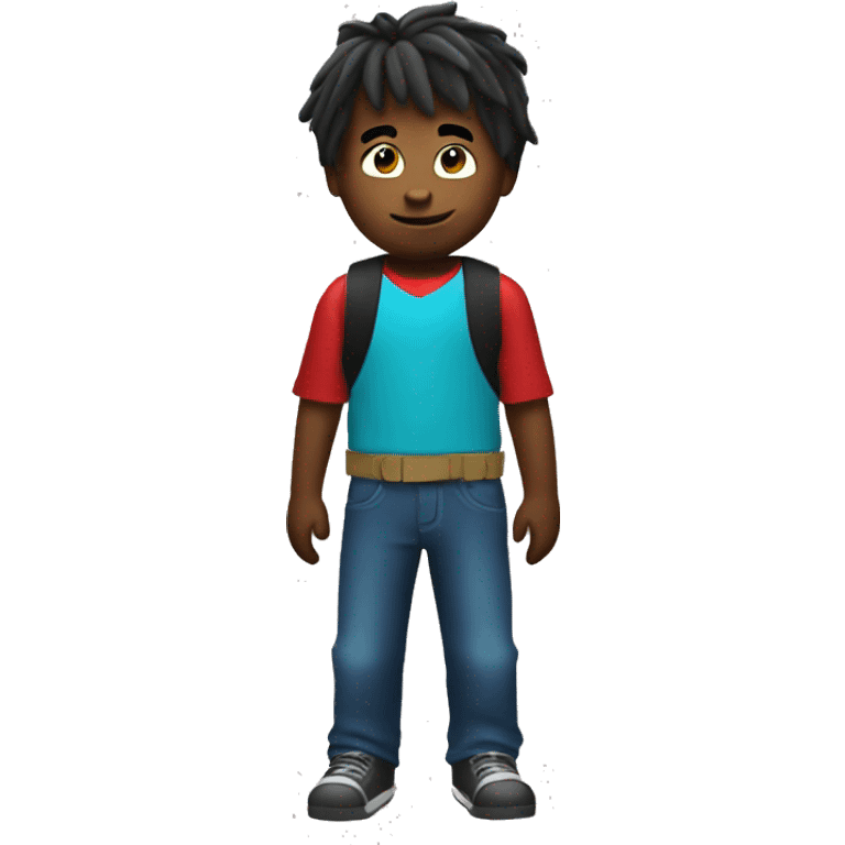 boy playing roblox emoji