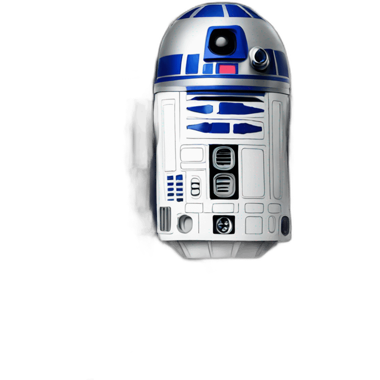 R2-D2 with beer emoji