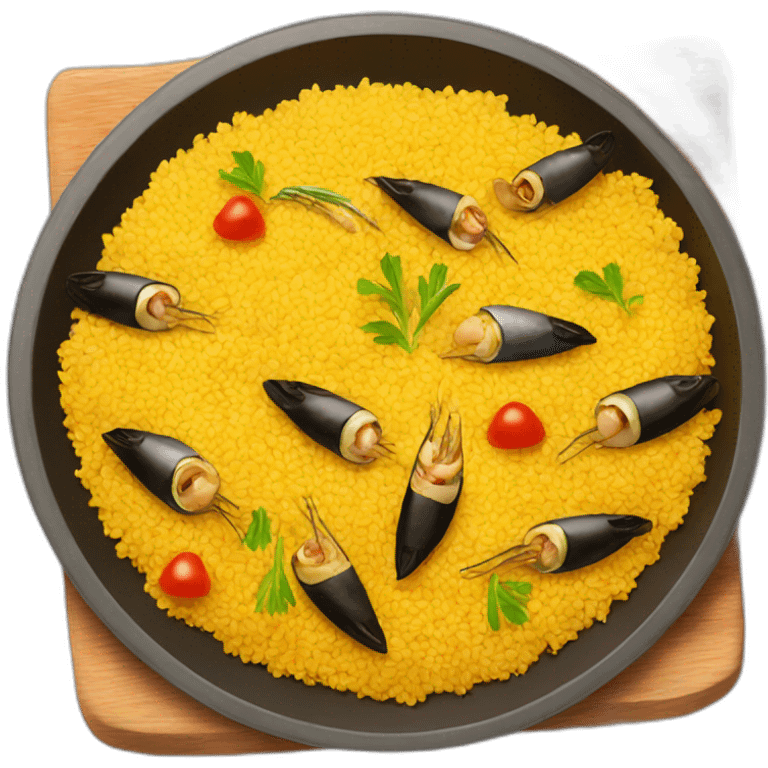 Couscous paella emoji