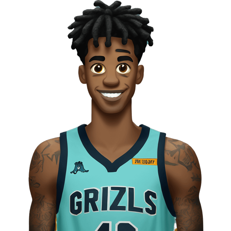 ja morant witha grizzlies jersey emoji