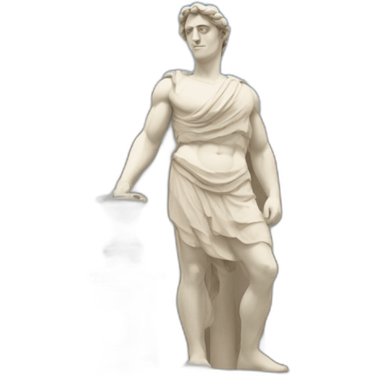 greek statue pixar style emoji