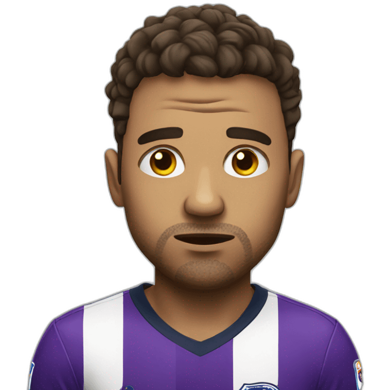 sad footballer emoji