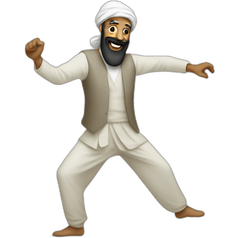 Ben Laden dancing emoji