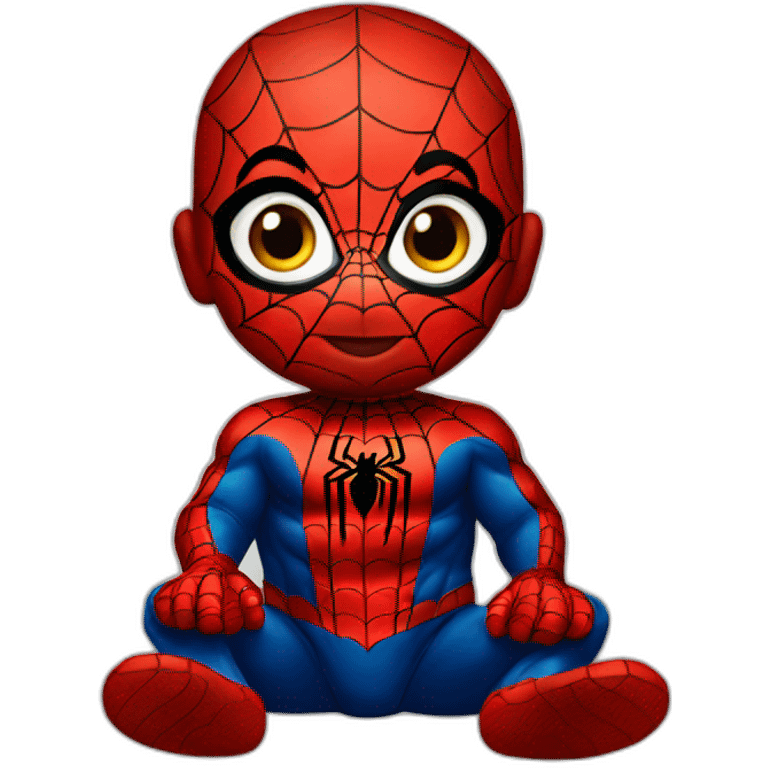 baby spiderman emoji