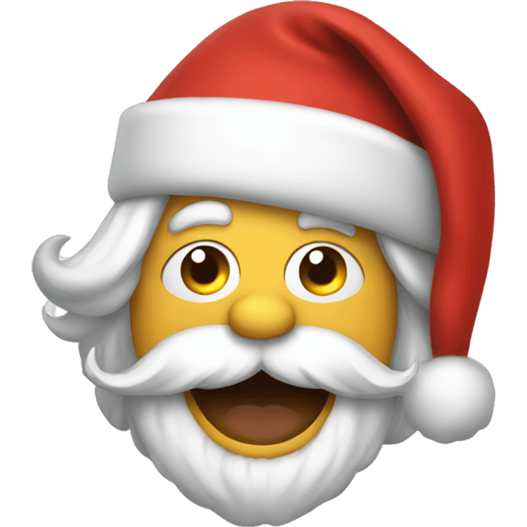 crazy santa emoji