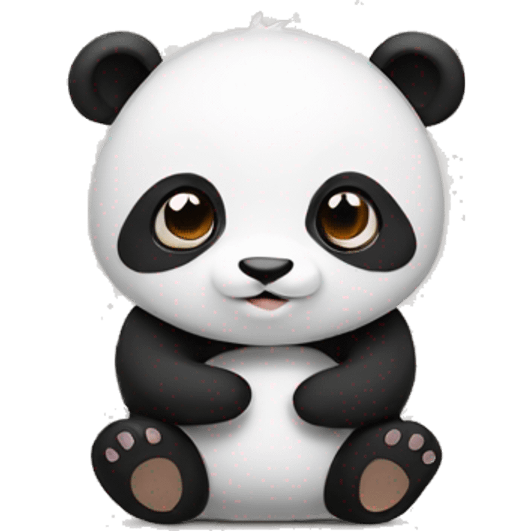 Panda saying “I love you” emoji