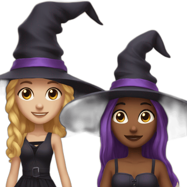 Witchy besties emoji