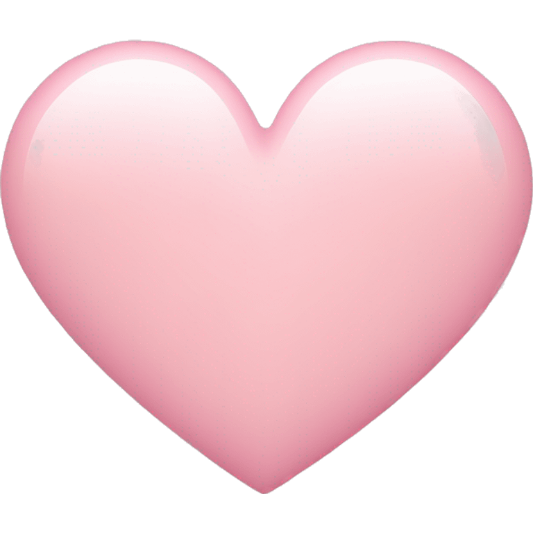 Light pink heart emoji