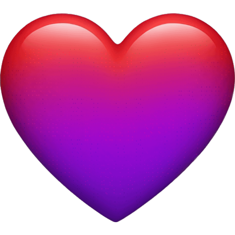 Red and purple colour combined heart emoji emoji