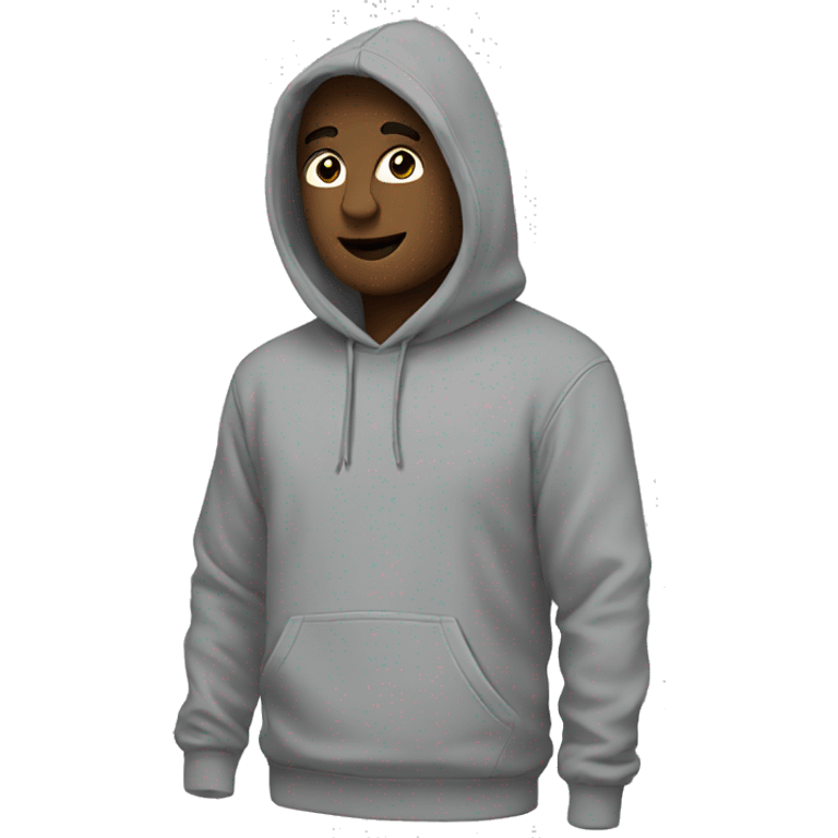 hoodie grey emoji