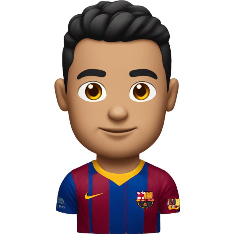 cristiano ronaldo con una camiseta del barcelona emoji