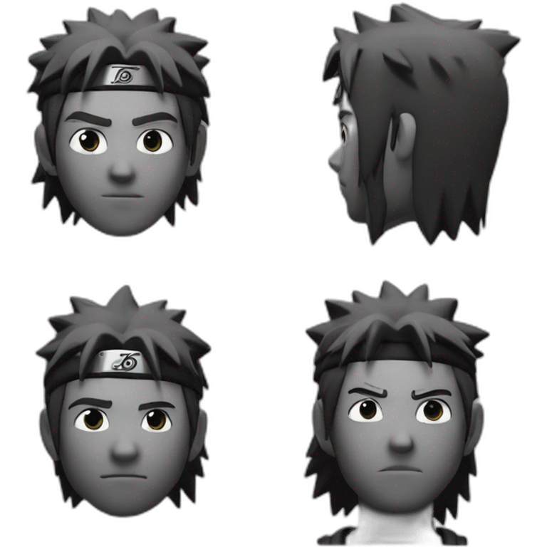 naruto en noir emoji