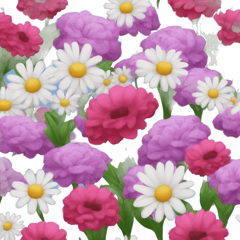 A lot of flowers emoji