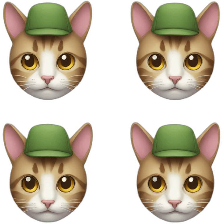 cat hat emoji